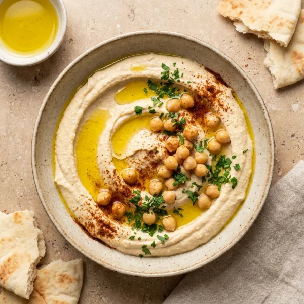 AI-generated Hummus Beiruti
